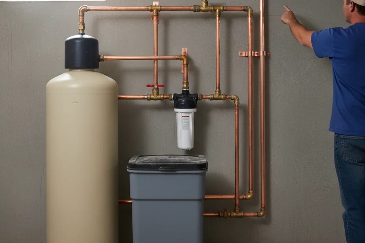 Whole-house water treatment system installed in Bock